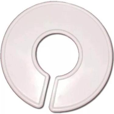 Imagem de Kit 100 Separador e Organizador de Cabides Araras por Tamanho Plaquinha Divisor de Plástico