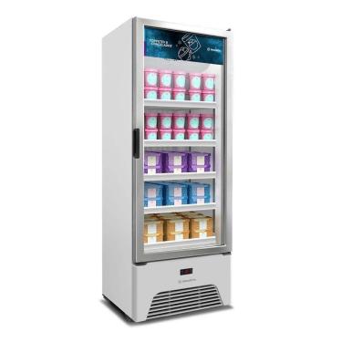 Imagem de Freezer Expositor Frost Free Vf50ah Metalfrio Expositor Porta De Vidro Branco 220v
