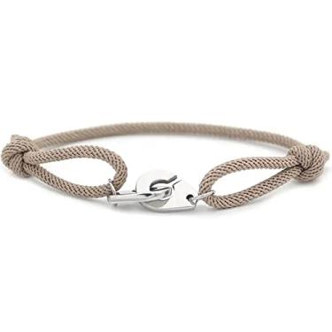 Imagem de FLEXO Pulseira de algema ajustável interligada cadeado parceiro de pulso neutro casais amuleto elo punho declaração de relacionamento joias parceiro no crime amizade praia boho pulseiras, 7, Aço