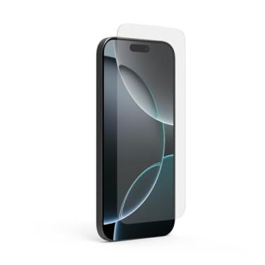 Imagem de PureGear Película de vidro temperado HD com clareza máxima para Apple iPhone 16 Pro (2024) de 6,3 polegadas, cobertura total, ajuste adequado para capa, substituição vitalícia (bandeja de instalação