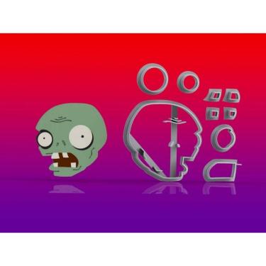 Imagem de Cortador Plants Vs Zombies Zumbi Modular Tamanho 5 Cm