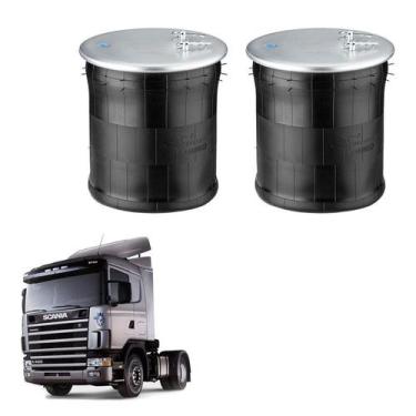 Imagem de Kit Bolsa De Ar Suspensao Eixo Tração Scania S5 2010 S/Base - Suspente