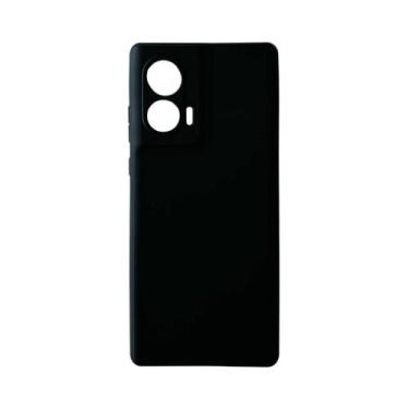 Imagem de Capa Aveludada Lançamento Compatível Motorola Moto G85 5G - DB, Preto