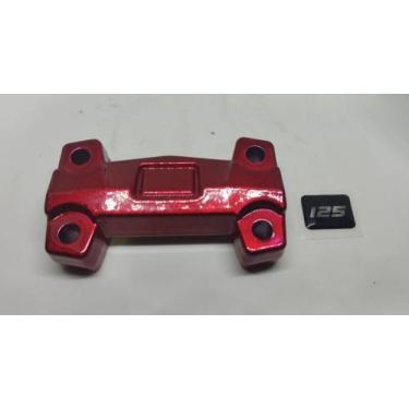 Imagem de Cadeado Mesa Guidão Vermelha Cg 125 Titan 125 Fan 125 2014  - MMB