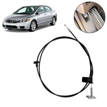 Imagem de Cabo Capo C Puxador New Civic 2007 2008 2009 2010 2011 Cinza - Fegara