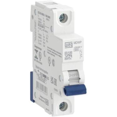 Imagem de Disjuntor termomagnetico mdwp-c 32a monopolar 400vca weg