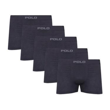 Imagem de Kit C/5 Cuecas Boxer Polo 781 Algodão Sem Costura - Sortido - POLO STA