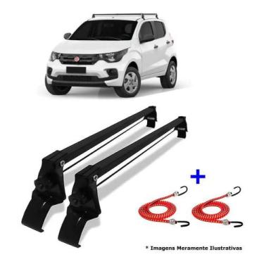 Imagem de Rack de Teto Bagageiro + 2 Elásticos Mobi 4 Portas Ano 16/22 - Vhip