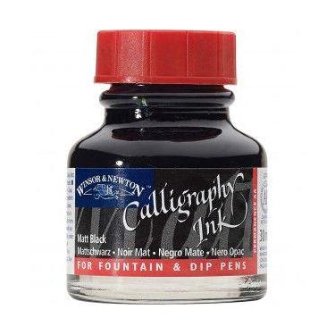 Imagem de Tinta de Caligrafia Winsor & Newton 30ml Matt Black - WINSOR NEWTON