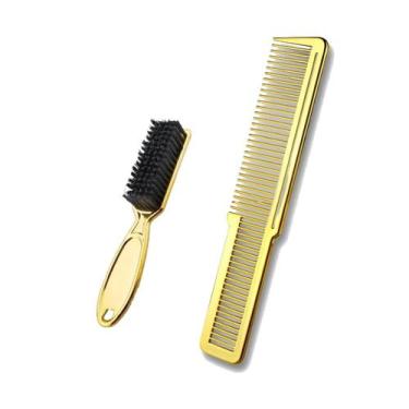 Imagem de Pente Corte Profissional Clipper Comb Gold Barbeiro E - Extrema Beleza