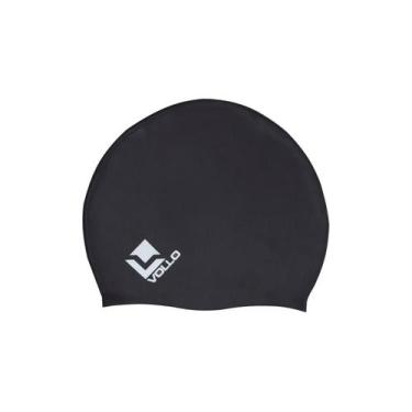 Imagem de Touca De Natação Silicone Vollo Preta