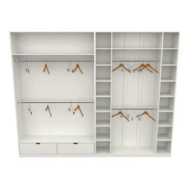 Imagem de Kit Closet Ou Loja Armário Colmeia Cabideiro M33 Roupas Mdp - VETORIAL