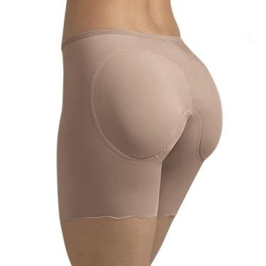 Imagem de Bermuda Bumbum Espumada DeMillus 94552 Microfibra, M, Bege rosado