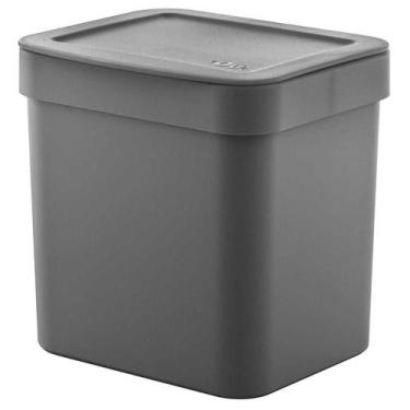 Imagem de Cesto de Lixo para Pia de Cozinha 2,5L OU Trium Cinza