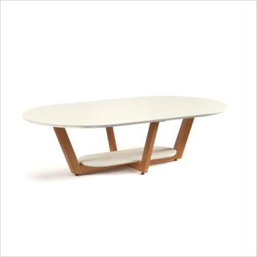 Imagem de Mesa De Centro Elegance MDF Off White Nature Tebarrot Móveis - Ofertam