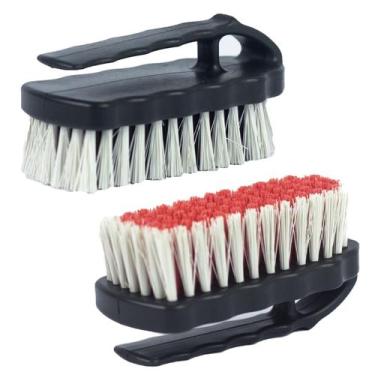 Imagem de Kit 5 Unidades ESCOVA ESFREGONA Com Alça Cabo Anatômico Para Roupas Es