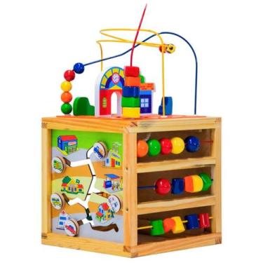 Imagem de Brinquedo Infantil Pedagógico Aramado Casinha Carlu, Colorido