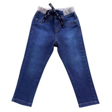 Imagem de Calça Bebê Masculina Jeans Dmenor, Jeans escuro, 1
