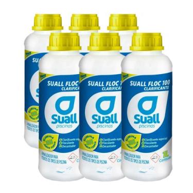 Imagem de 6 Clarificante Floculante Decantador Suall Floc Piscinas 1l