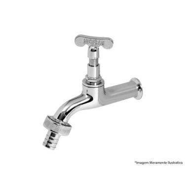 Imagem de Torneira Jd Metal Higiban Crom Lg 1130 1/2equot-3/4equot 212334 Blis