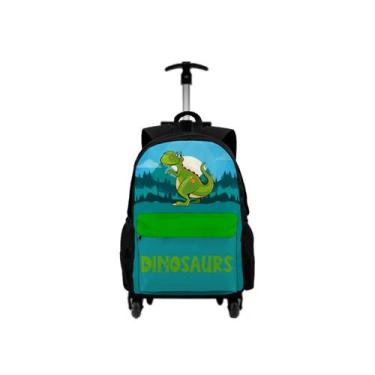 Imagem de Bolsa Mochila Escolar Para Criança Infantil Com Rodinha De Carrinho Pa