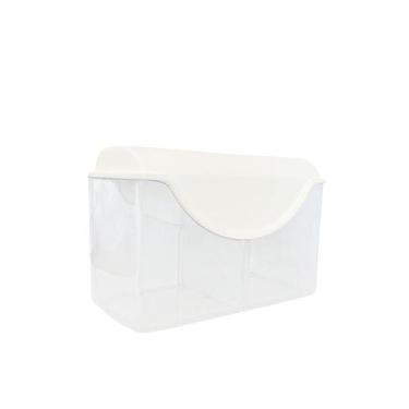 Imagem de Porta Pão Branco em Acrílico PlasTutti - Design Moderno e Compacto