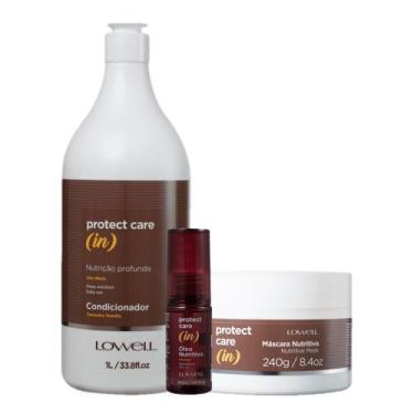 Imagem de Kit Lowell Protect Care (in) Salon Cabelos Brilhosos (3 Produtos)