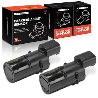 Imagem de A-Premium Sensor de assistência de estacionamento de reserva reversa de 2 peças compatível com modelos Land Rover selecionados - Range Rover 2002 2003 2004 2005, substituição # YDB000121PNF,