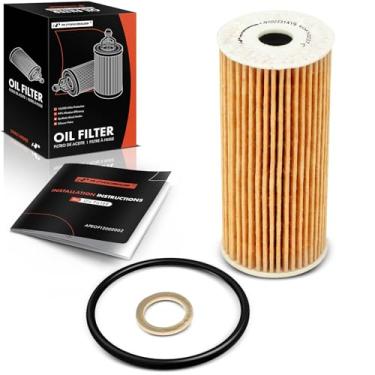 Imagem de A-Premium Filtro de óleo de proteção 10K Miles compatível com Kia Stinger 2018-2023, K900 2019-2020 e Genesis G80 2018-2020, G70 2019-2023, G90 2017-2022, número de substituição L391755 , 2632 03LTA0