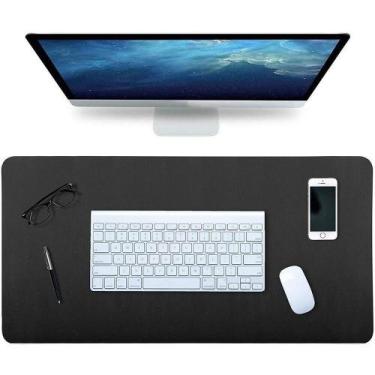 Imagem de Deskpad Gamer Em Couro 100X30Cm + Porta Copo - Genertoy
