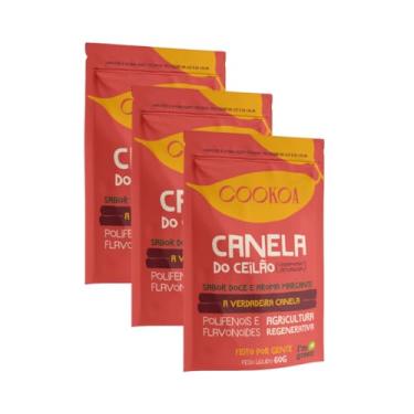 Imagem de Kit Canela do Ceilão - Cookoa - 3 Unidades de 60g