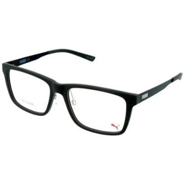 Imagem de Armação Puma PE0116O 002 Cinza Masculino - Cinza - Masculino - Único-Masculino