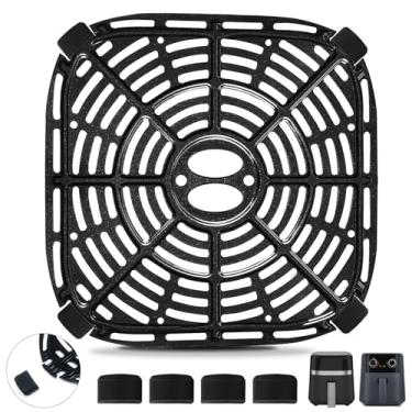 Imagem de GWYXC Peças de reposição para fritadeira a ar PRETO+DECKER Purify 4QT, atualização de 7,87 × 7,87 polegadas Frigideira a ar acessórios placa para fritadeira Holstein Housewares 4,4 QT Green Life 4,5