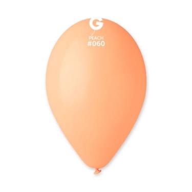 Imagem de Balão de Festa Látex Liso - Peach (Pêssego) 060 - Gemar - Rizzo, 25
