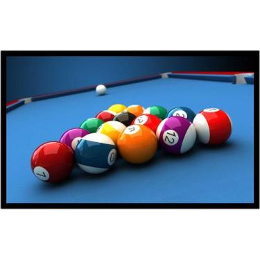 Imagem de Quadro Decorativo Sinuca Bilhar Esportes Jogos Mesa Bola Pub Bar Salas