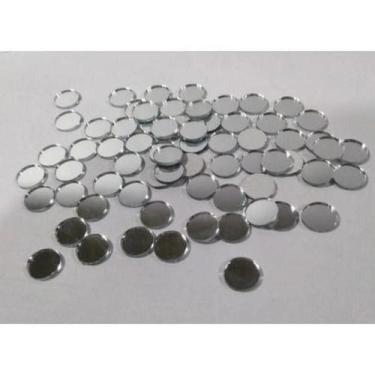 Imagem de Kit Espelho Acrílico Circulos 2cm Encaixo 100pçs ENCAIXO - PAPEL E PAR