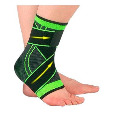 Imagem de Estabilizador De Tornozelo Tornozeleira Tensor Ajustável Dor - Sports,