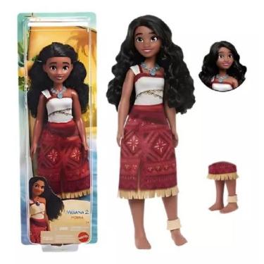 Imagem de Moana Filme 2 - Boneca Moana Princesa Disney 25 Cm C/ Acessório - Matt
