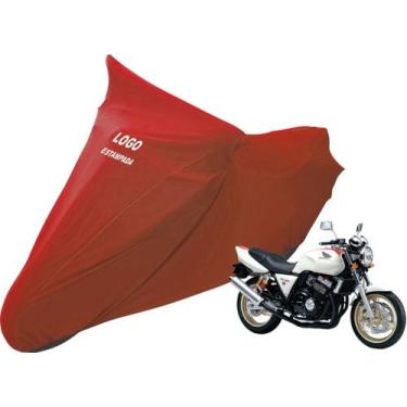 Imagem de Capa Para Proteger Moto Honda CB 400 Não Risca Pintura - Mz, Vermelha