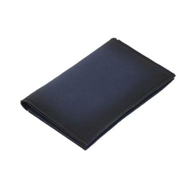 Imagem de Carteira Masculina Couro Porta Cartão Slin - CWR, Azul Marinho, Único
