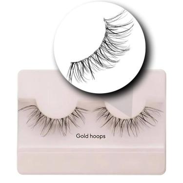 Imagem de Cílios Postiços Kiss New York The New Natural Gold Hoops NNS03B