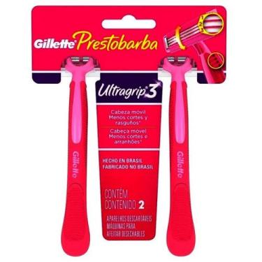 Imagem de Aparelho Descartável Depilatório Prestobarba UltraGrip3 - Gillette