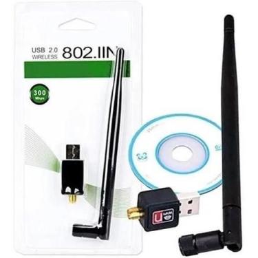 Imagem de Antena Wifi Usb Adaptador Wireless Pc Notebook 1200Mbps - Lelong/Luate
