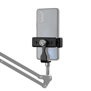 Imagem de Geekria Adaptador de montagem em tripé para smartphone para criadores com parafuso de montagem de 1/4 de polegada para suporte de braço de microfone, tripés, suporte de câmera, compatível com íPhone