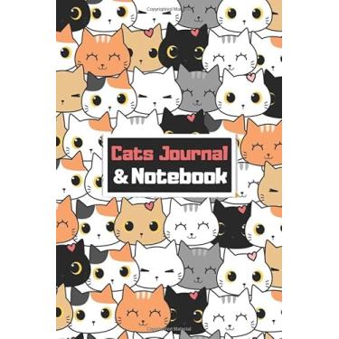 Imagem de Cats Journal & Notebook: Cats Pattern SketchBook Journal 6x9 Inches 100 Pages Lined Notebook, Journal, Organizer, Diary, Composition Notebook Gifts for Cats Lovers