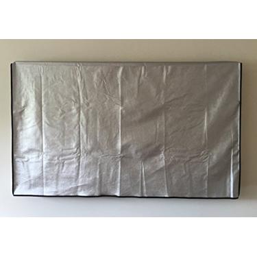 Imagem de Comp Bind Technology TV de tela plana de 177 cm - capa prateada resistente à água ao ar livre, ideal para LCD e TV de plasma - 163,25 pol. L x 10,25 cm P x 98,5'A