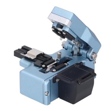 Imagem de Cortador de Cabo de Fibra, Alta Precisão 16 Pontos de Clivagem 80000 Clivagens FTTH Cutelo de Fibra óptica Cortador de Fibra óptica Com Caixa de Coleta para Emenda de Campo,