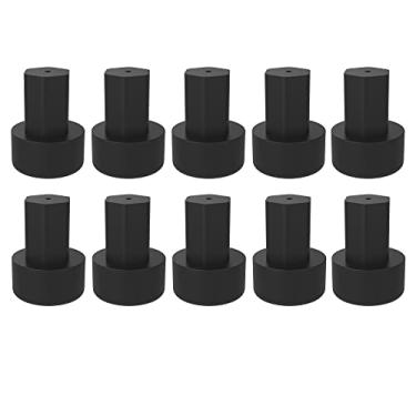 Imagem de Pés de borracha substitui W10919249 SDA-00189300 Gate HP amortecedor de borracha para Whirlpool para Samsung para GE para Kitchen Aid para queimadores Jenn Air Gas Range Grill Cooktop 10 unidades
