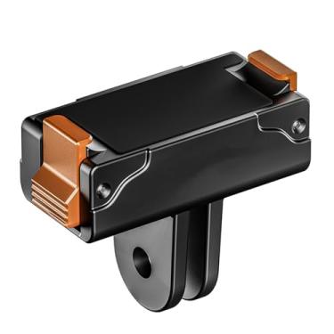 Imagem de YUULNMOP Suporte adaptador magnético para DJI Osmo Action 5 Pro/Action 4/Action 3, base de expansão do adaptador de expansão de liberação rápida para acessórios Action5 Pro