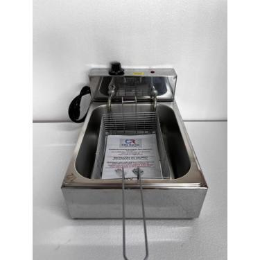 Imagem de Fritadeira Elétrica Industrial 5 Litros 1 Cuba Profissional Aço Inox 2